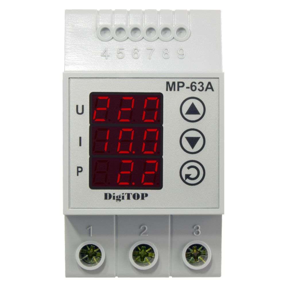 DIGITOP RELEU DE PROT TENSIUNE/AMPERAJ./AFISARE KW MP-63
