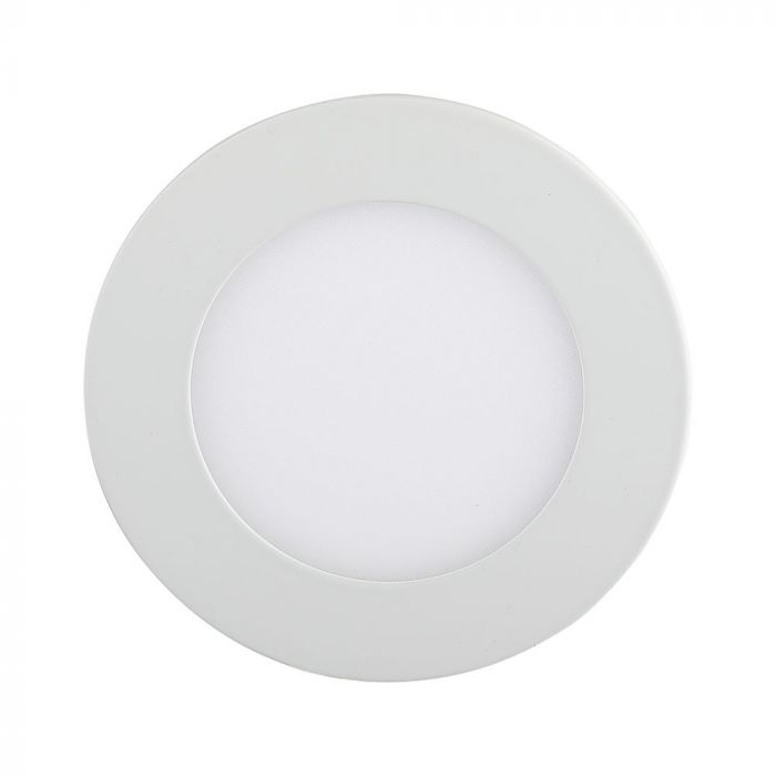 DOWNLIGHT CU LED 3000K 6W 420 lm IP20 ROTUND D=120x12mm PREMIUM VT