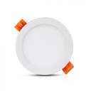 DOWNLIGHT CU LED 3000K 8W 800 lm IP20 ROTUND D=100x8mm VT