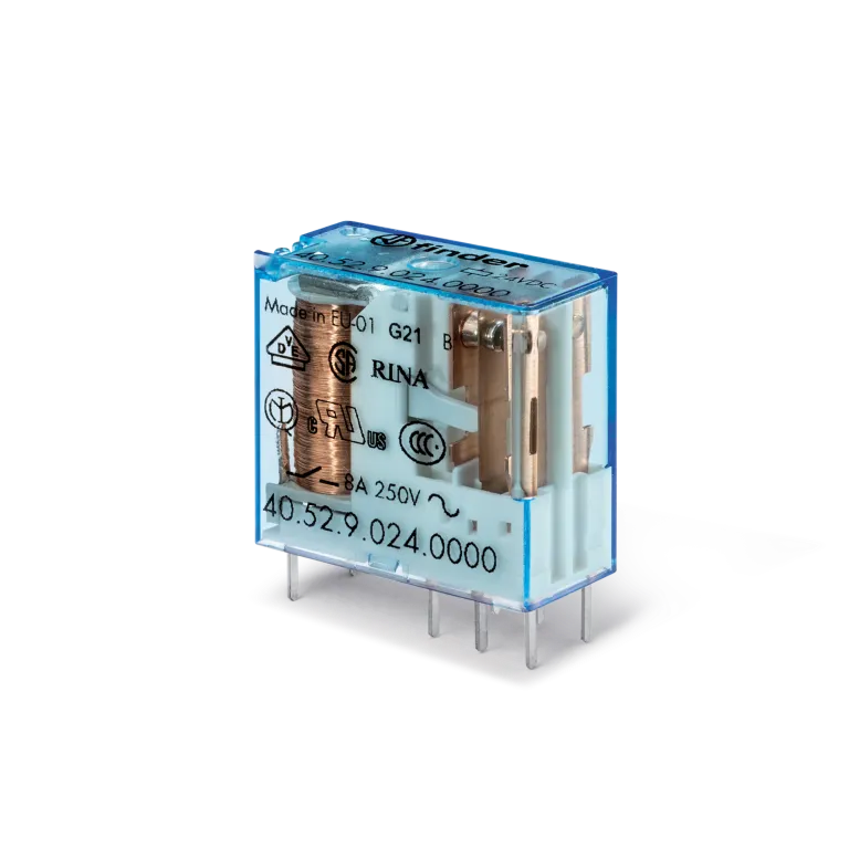 FIN RELEU MINIAT. 24Vca 8A 2CO 405280240000