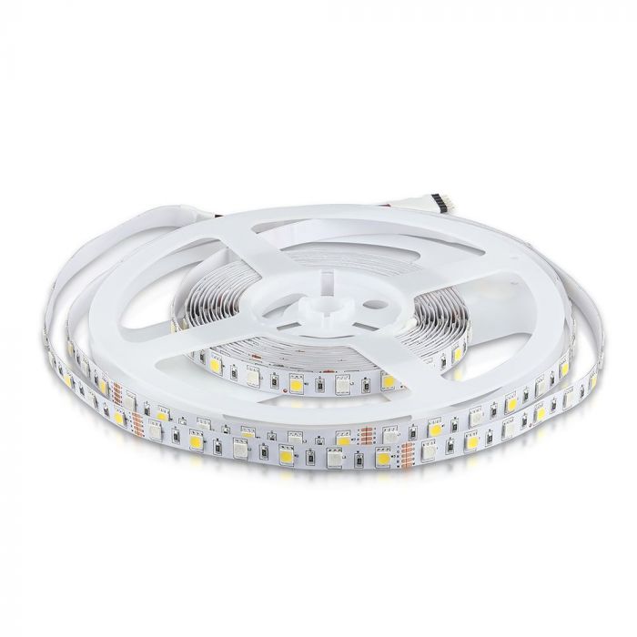 LED BANDA 12V IP20 RGB+4000K 8W 357 lm/m (5ml/rola)