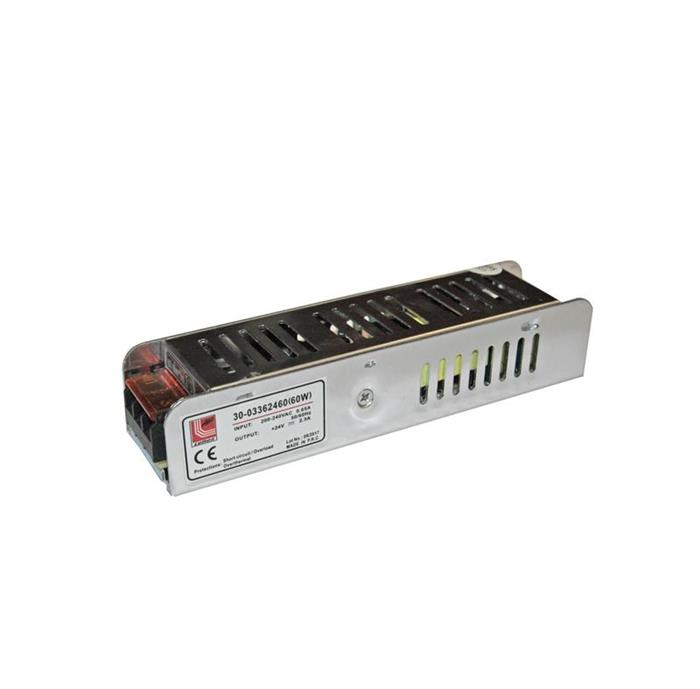 LED TRANSF 24V 60W IP20 05-041/60