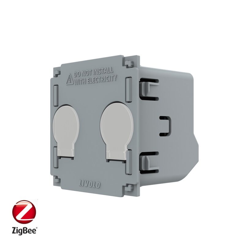 LIVOLO MODUL INTRERUPATOR DUBLU CAP-SC/CRUCE TOUCH VL-F2CS-2G