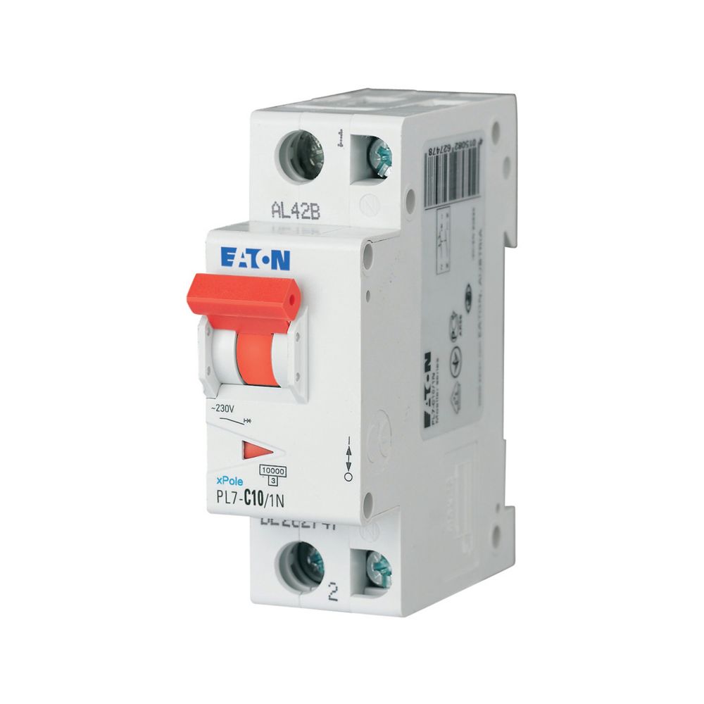 EATON 1P+N 20A C 10kA PL7-C20/1N 262750