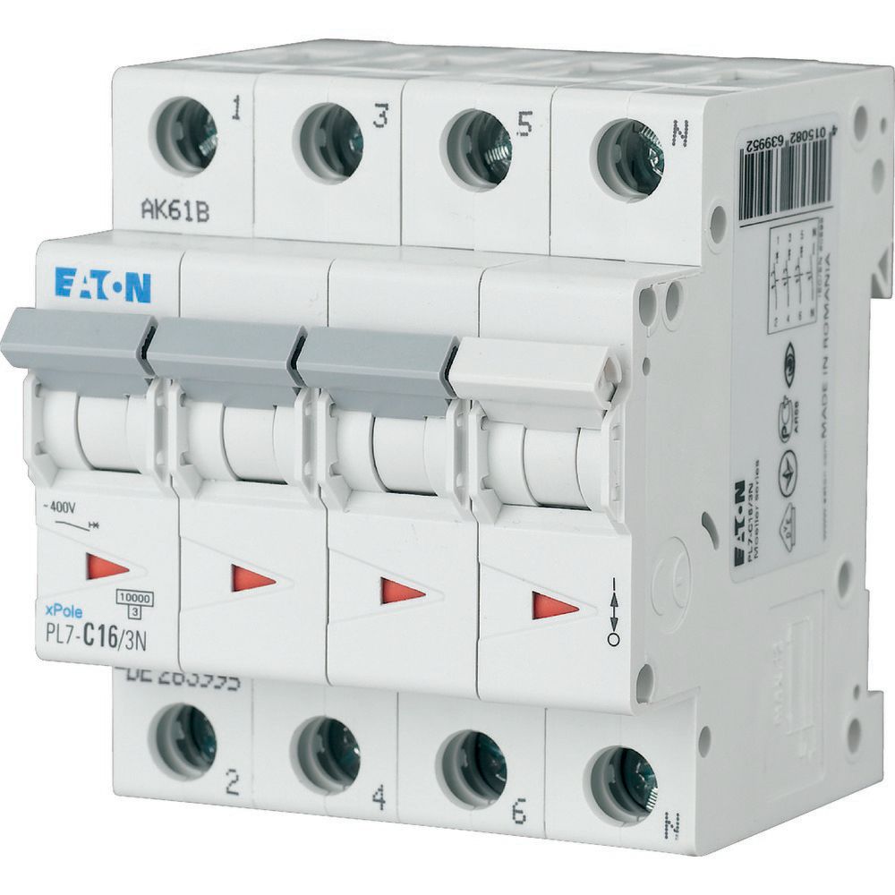 EATON 4P 32A C 10kA (3PN) 263998