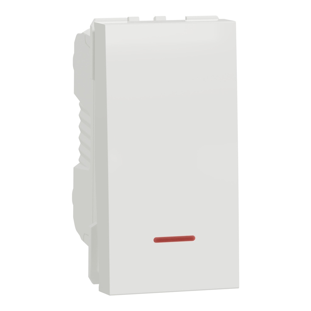 NEW UNICA 1M INTRERUPATOR LED 16A  ALB NU316118S