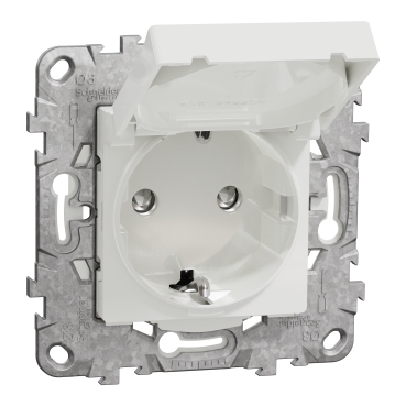 NEW UNICA 2M PRIZA 2P+E IP44+SUP.FIX. CAPAC, OBT, ALB NU508218