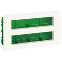 NEW UNICA DOZA ST+PLACA+SUPORT 2x10 MODULE ALB ANTIBACTERIAN NU171020