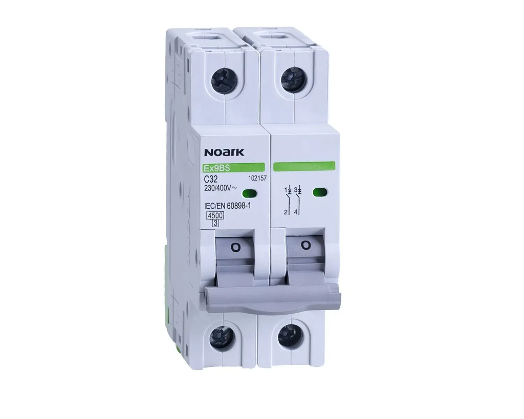 NOARK 2P C 6A 4.5 kA Ex9BS 102150