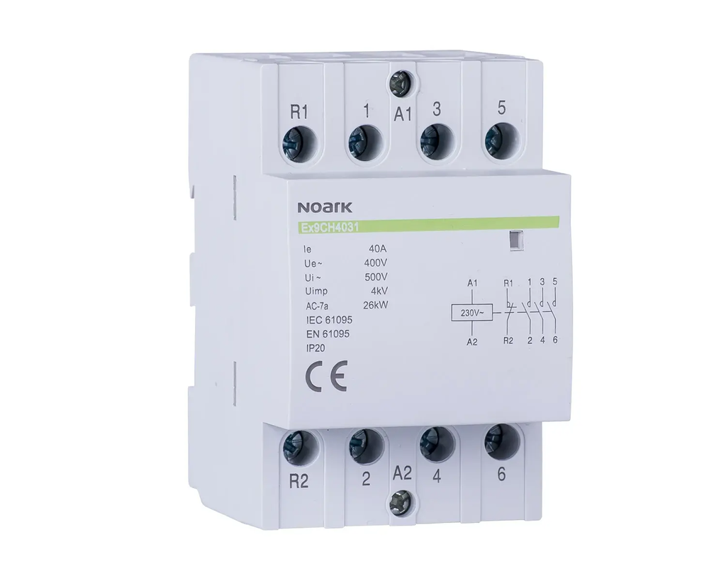 NOARK CONTACTOR 40A 230V 4NO 102420
