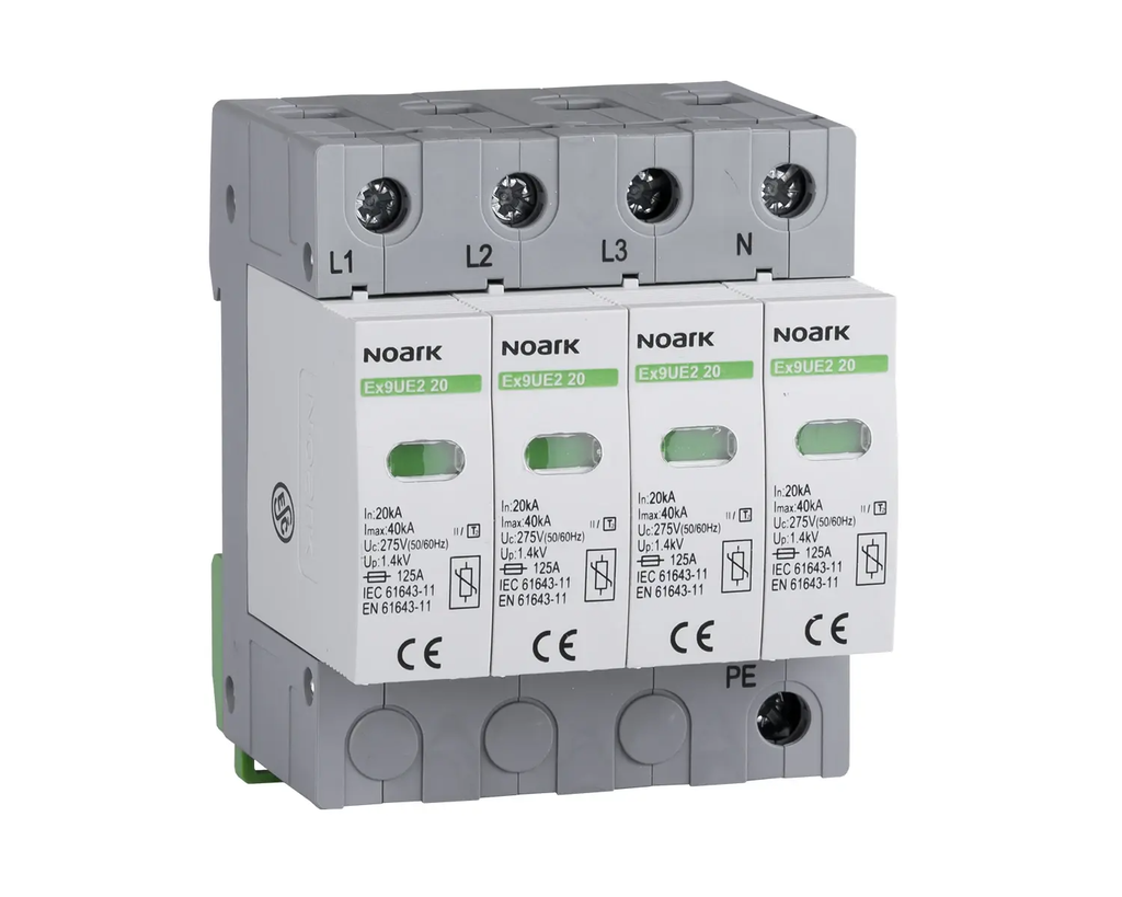 NOARK DESCARCATOR 4P CL.2 20KA UC 275VAC 103357