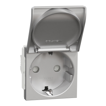 NU ALU 2M PRIZA 2P+E 16A, OBT. CU CAPAC NU303730TA