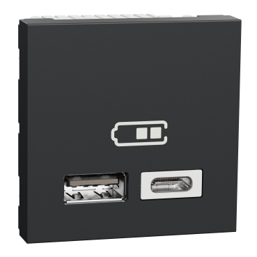 NU ANTRACIT 2M PRIZA DUBLA INCARCARE USB 2.0 A+C NU301854