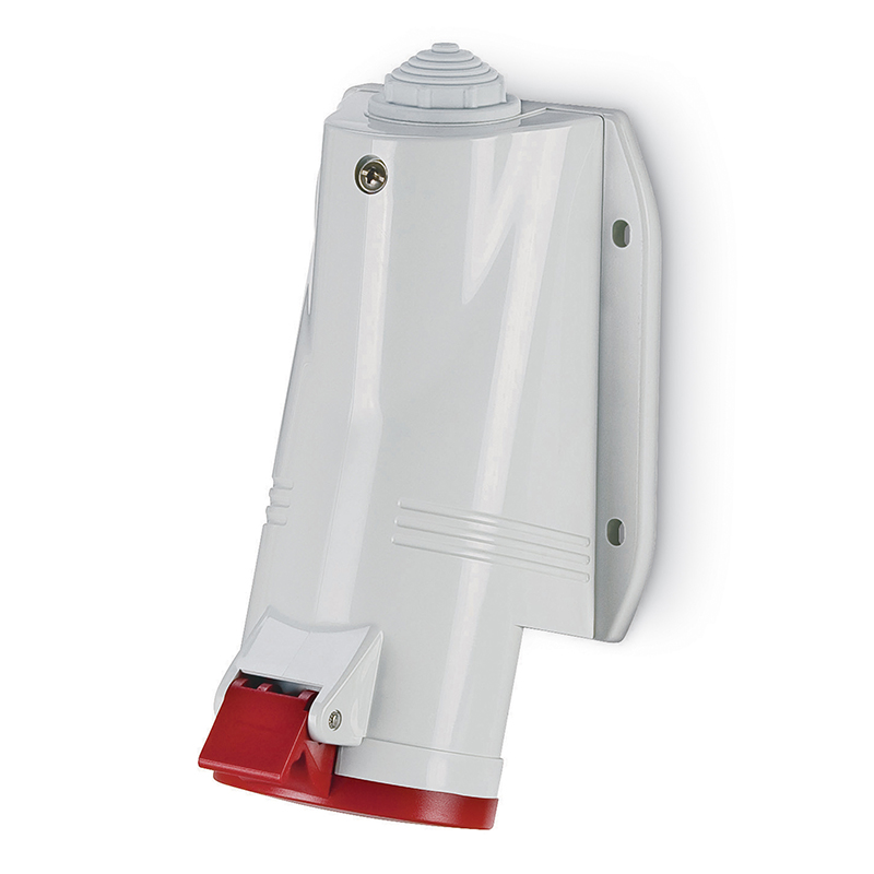 PRIZA TRIFAZ 16A 5P - FIX. PE PERETE IP44 513.1657