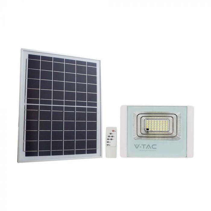 PROIECTOR CU LED SI PANOU SOLAR 40W 6400K 3100 lm IP65