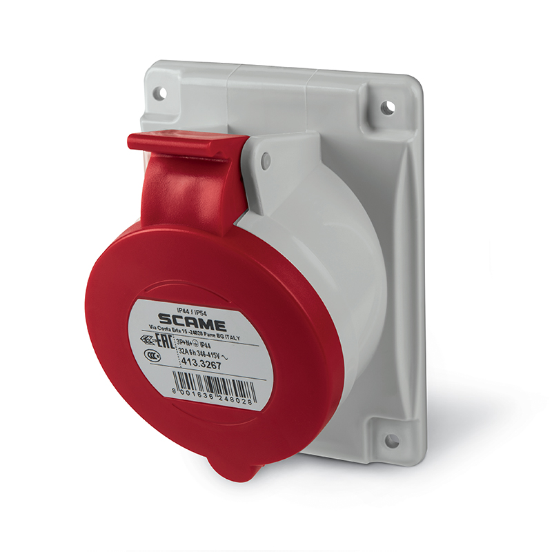 SCAME PRIZA INCASTRATA 380V 32A IP44