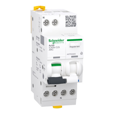 SCH AFDD 1P+N 25A C  MCB+DISP.DETECTIE ARC ELECTRIC A9TPE4625