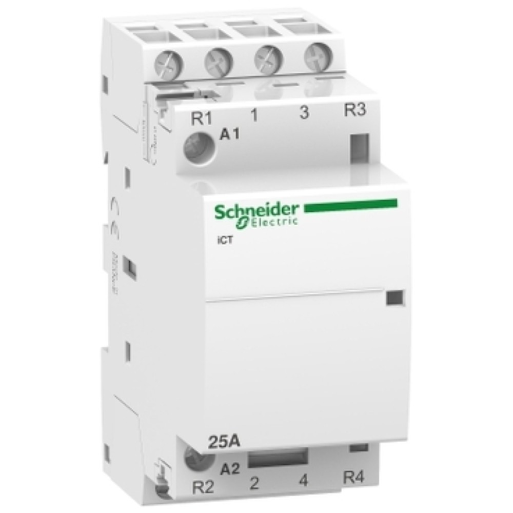 SCH CONTACTOR 25A 4P 2NO+2NC A9C20838