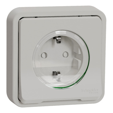 SCH MUREVA PRIZA SIMPLA 2P+E FARA SURUB ST ALB MUR39132