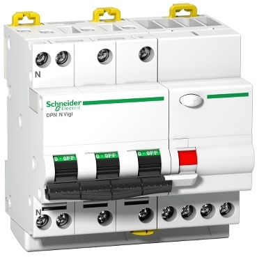 SCH VIGI 3P+N 20A C 6kA 300mA Tip AC Acti9 A9D41720