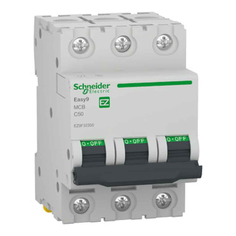 SCHE 3P 50A C 4.5KA EZ9F32350
