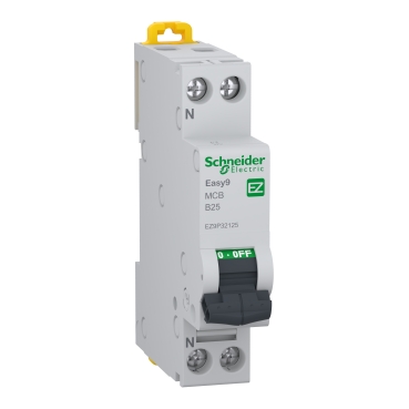 SCHE F+N 25A B 4.5KA EZ9P32125