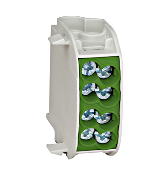 SCHRACK CLEMA DERIVATIE CU-AL 25MM 1P G/V IKA26130