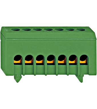 SCHRACK CLEMA PE (G/V) 7 DERIV  IK021037I