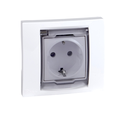 SCHU PRIZA SIMPLA ST CU CAPAC IP44 MGU61.037.18