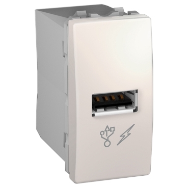 SCHUF MEC. PRIZA USB 2.0 CHARGER 1Ah MGU3.428.25 FILDES