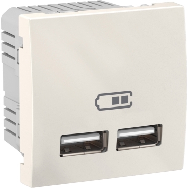 SCHUF 2M PRIZA USB 2.0 CHARGER 2Ah+1Ah MGU3.418.25 FILDES