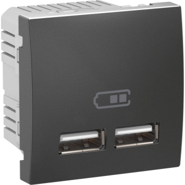 SCHUG MEC. PRIZA USB 2. CHARGER 1Ah MGU3.418.12
