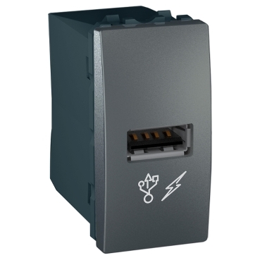 SCHUG MEC. PRIZA USB 2.0 CHARGER 1Ah MGU3.428.12