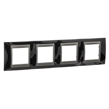 SCHUMG RAMA CVADRUPLA ORIZ NEGRU RODIUM GR MGU66.008.293
