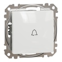 SEDNA DESIGN INTRERUPATOR SONERIE CU SIMBOL 10A ALB SDD111131