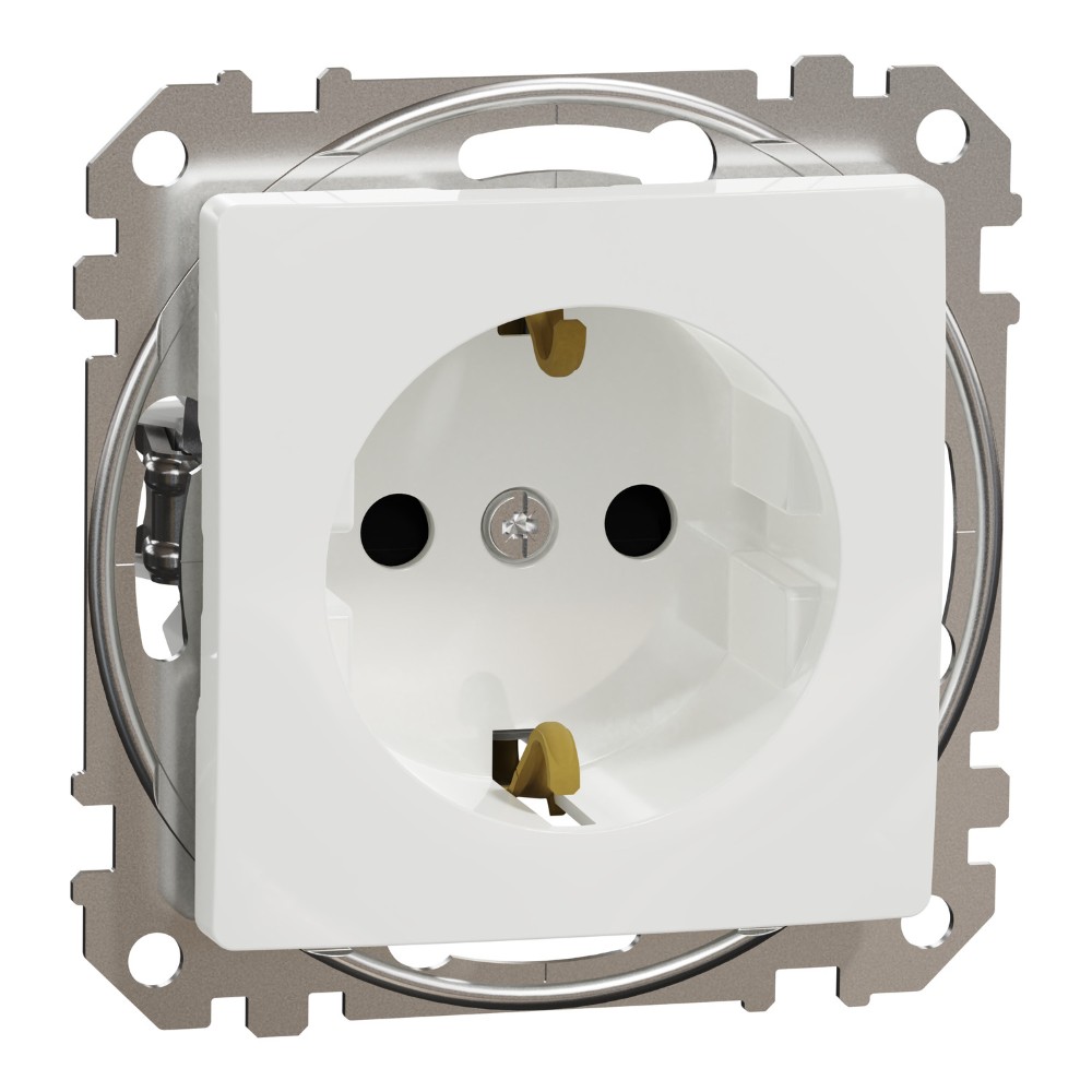 SEDNA DESIGN PRIZA 2P+E CU OBT ALB SDD111021
