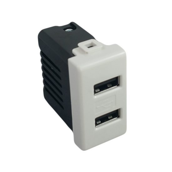 SOHO 1M PRIZA 2xUSB 1A/5V ALB