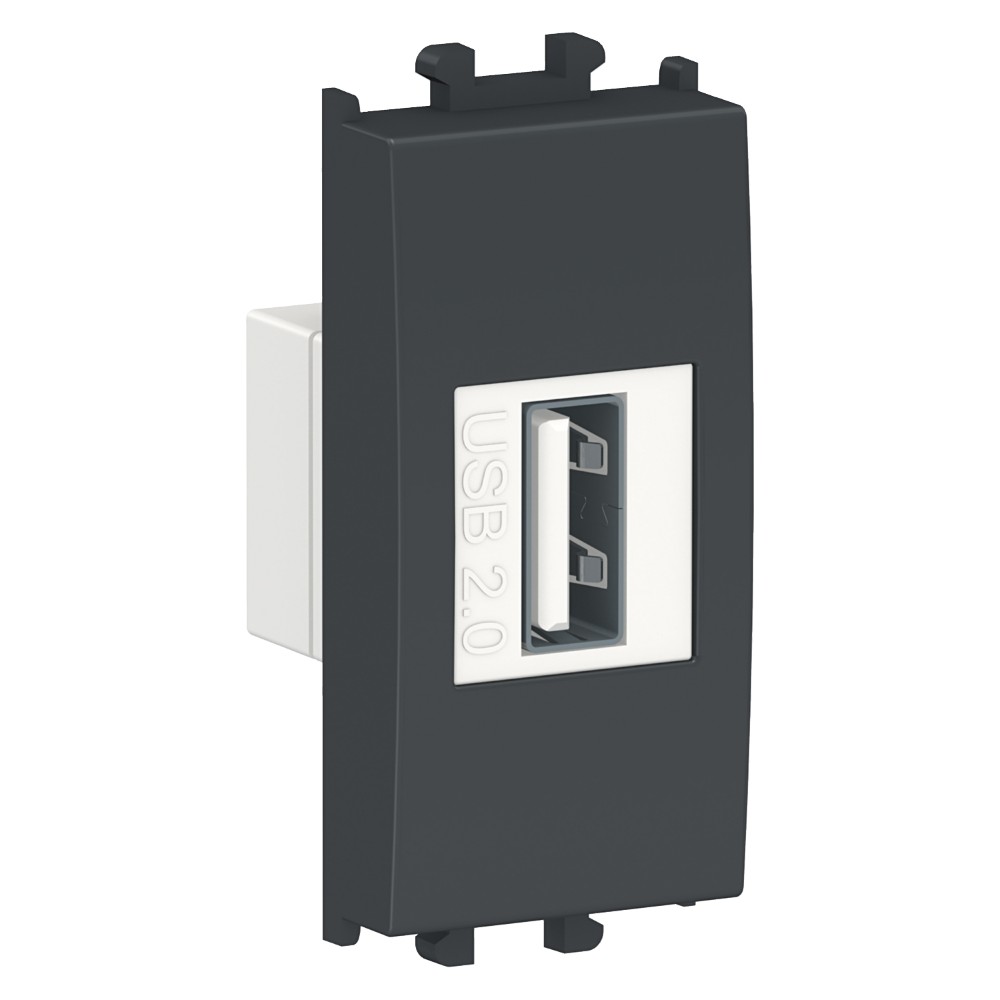 STYL NEGRU 1M PRIZA INCARCARE USB, NEGRU LMR9810003