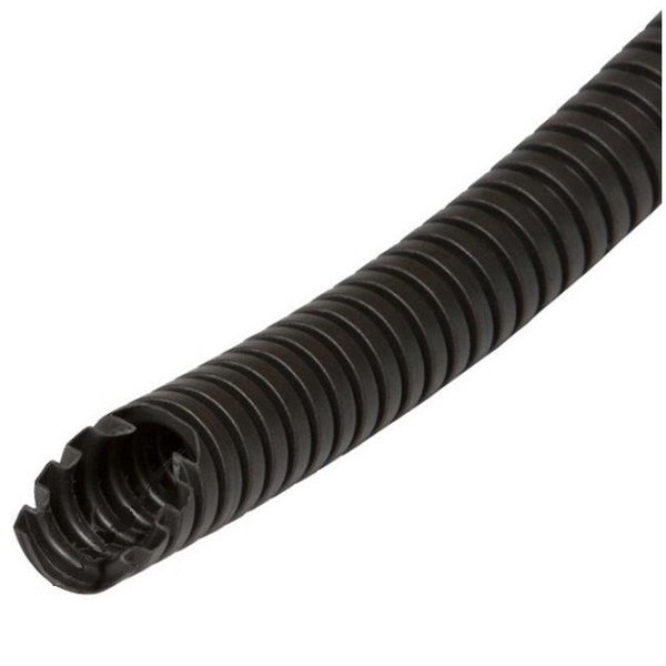 TUB RIFLAT 16 750N NEGRU (UV) 100M/COLAC 31-21100-016
