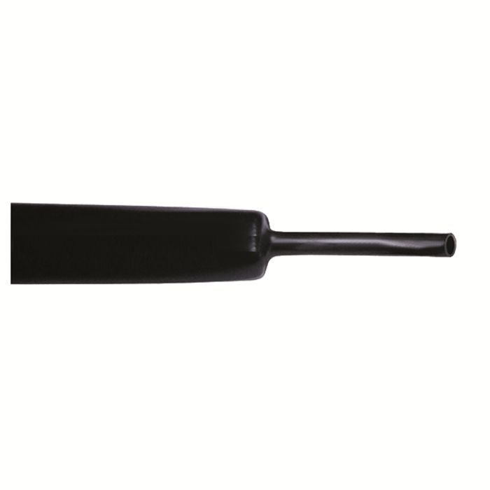 TUB TERMOC. 12-3  1m adezivat negru SRH2