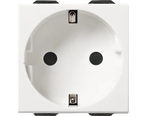 VIMAR NEVE 2M PRIZA 2P+N OBTURATOARE 16A ALB 09208