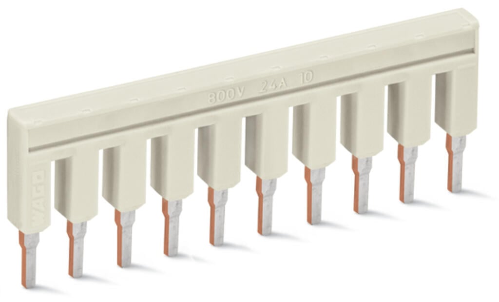 WAGO BARA DE SUNT 10CAI IZOLAT GRI 2002-410