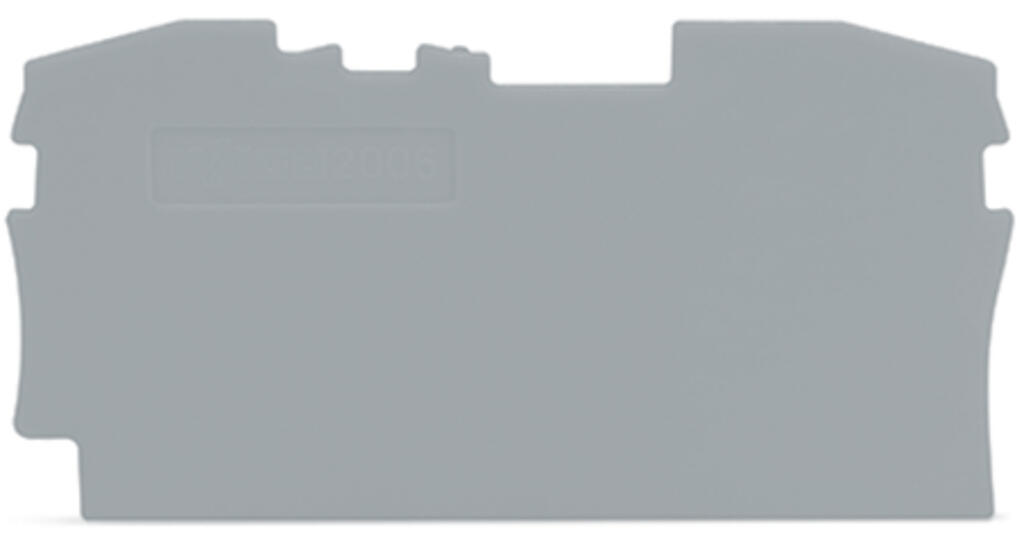 WAGO PLACA CAPAT/ INTERMEDIARA - 1MM GRI 2006-1291