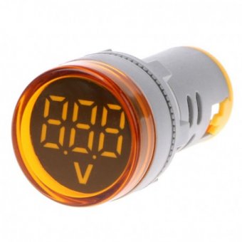DAB VOLTMETRU DIGITAL Ř22 20-500VAC IP65 GALBEN 022-620205003