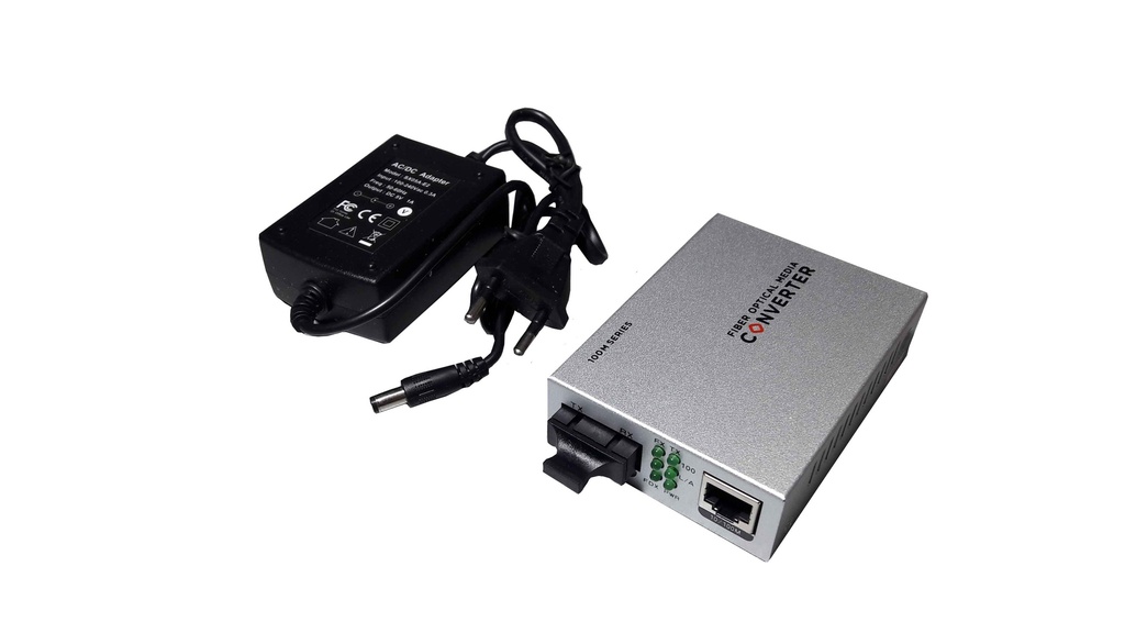 FO MEDIA CONVERTER MM 10/100M 2KM 1310nM 0110-MCX-O