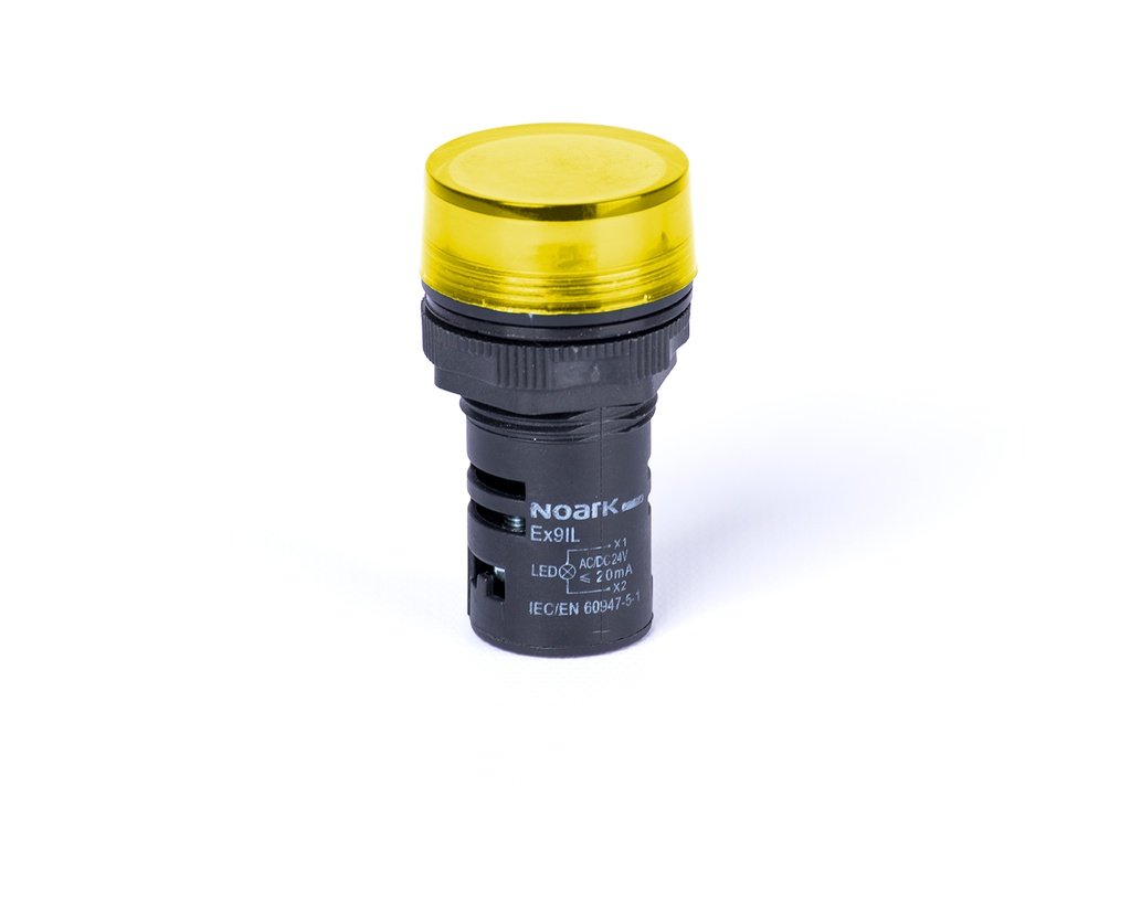NOARK LAMPA SEMNALIZARE GALBEN 230V AC 105446