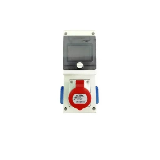 SCAME ORGANIZARE SANTIER 2 x SCHUKO + 32A 5P (SIG.4P 32A + 1P 16A) 633.RO0023