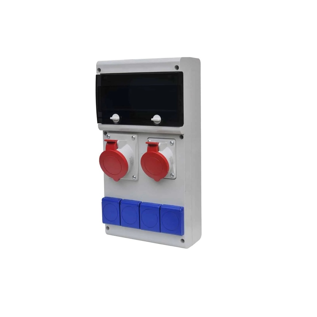 SCAME ORGANIZARE SANTIER 4xSCHUKO 2 x 5P 16A 632.RO0032