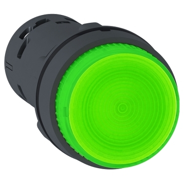 SCH BUTON LED VERDE PLASTIC XB7NW33M1
