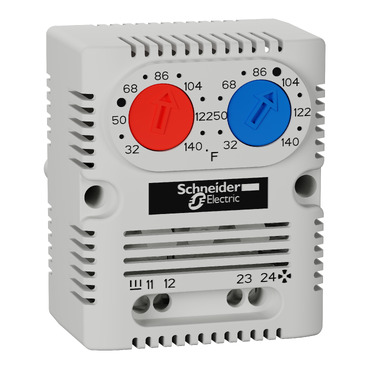 SCH TERMOSTAT DUBLU 250V 0...60°C - 1NO/NC-°F NSYCCOTHDF